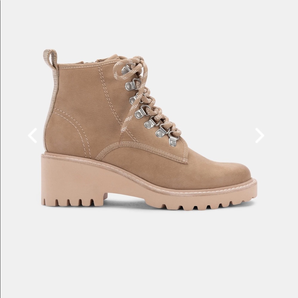 NEW Dolce Vita Huey Hiker Boot - Mushroom Nubuck 7.5 - Picture 1 of 9